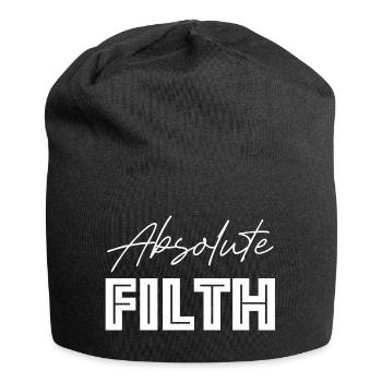 Absolute Dirt | funny sayings, sarcasm - Jersey Beanie - black - Front