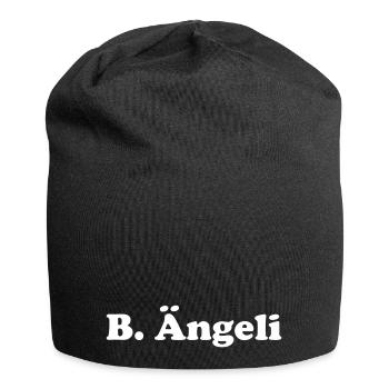 B. Ängeli - Jersey-Beanie - Schwarz - Vorne
