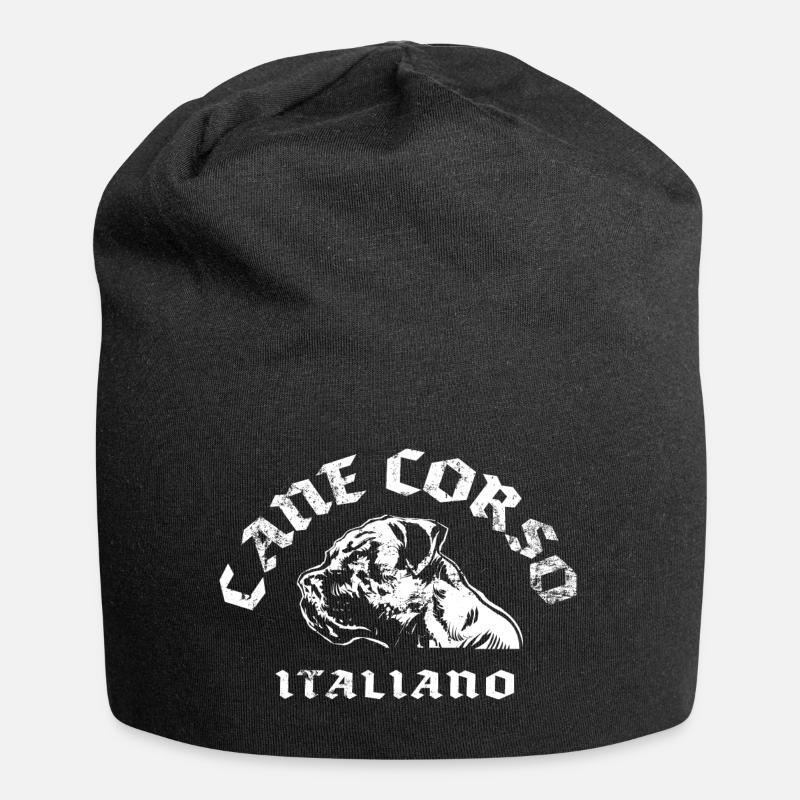Cane Corso - Jersey-Beanie - Schwarz