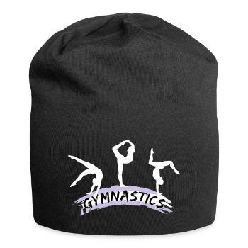 Gymnastics, gymnasts - Jersey Beanie - black - Front