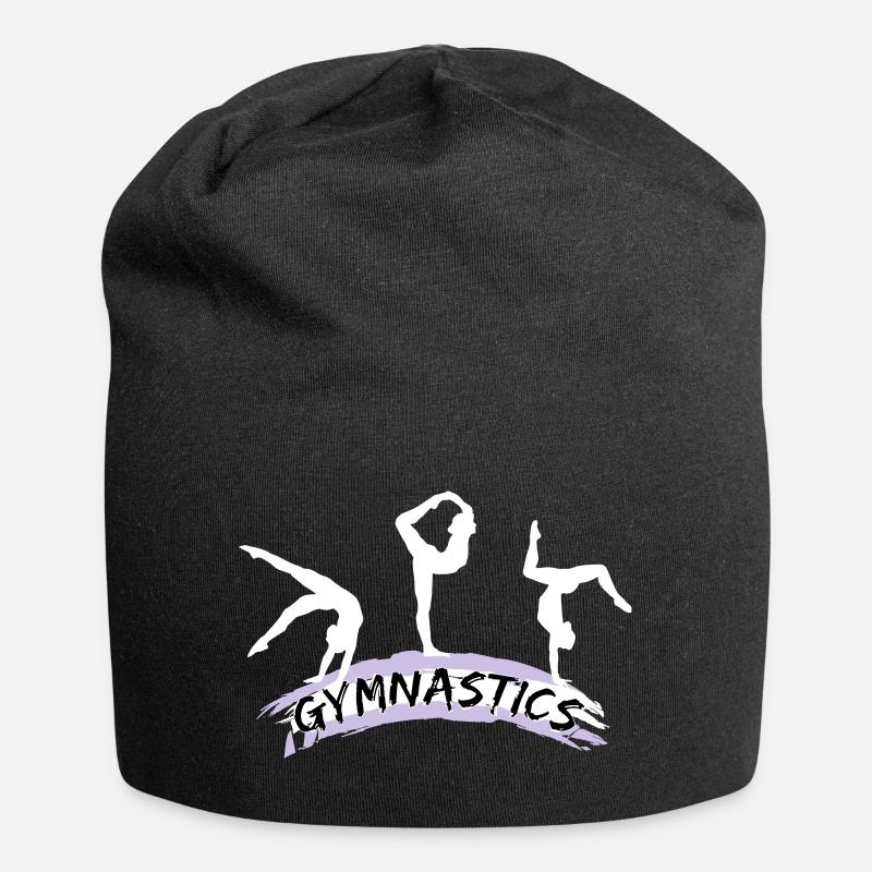 Gymnastics, gymnasts - Jersey Beanie - black