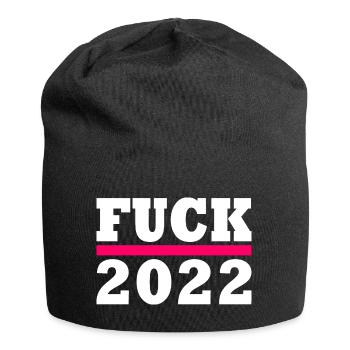 Fuck 2022 - Jersey Beanie - black - Front