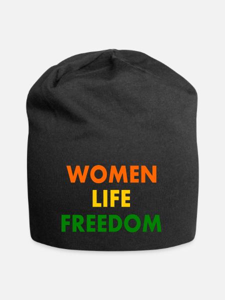 Women life freedom iran - Jersey-Beanie - Schwarz