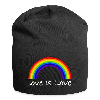 Love is love | gay, gay, lgbtq - Jersey Beanie - black - Front