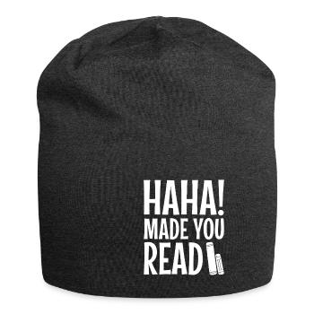 Haha Made You Read 2 - Jersey-Beanie - Anthrazit - Vorne