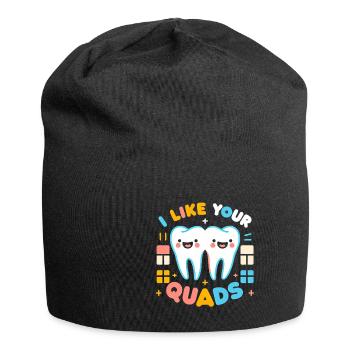 I Like Your Quads 13 - Jersey-Beanie - Schwarz - Vorne