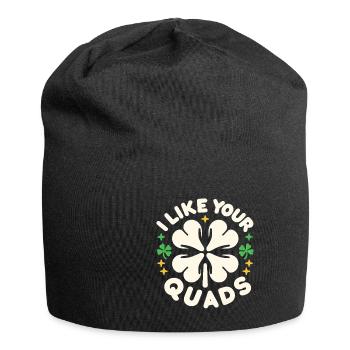 I Like Your Quads 14 - Jersey-Beanie - Schwarz - Vorne
