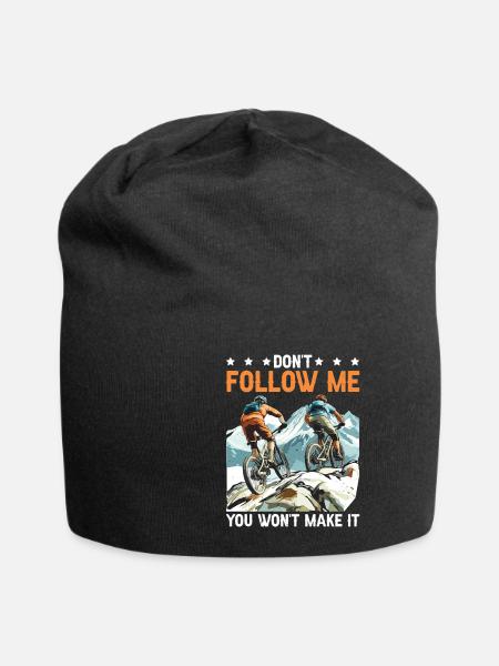 Don't Follow Me You Won't Make It 15 - Jersey-Beanie - Schwarz