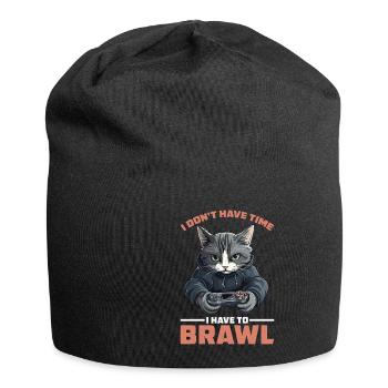 I Don't Have Time I Have To Brawl 16 - Jersey-Beanie - Schwarz - Vorne