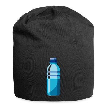 water bottle - Jersey Beanie - black - Front