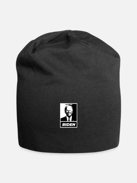 Vote for biden simple white - Jersey-Beanie - Schwarz