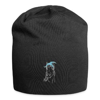 Équitation Sport équestre - Bonnet en jersey - noir - Devant