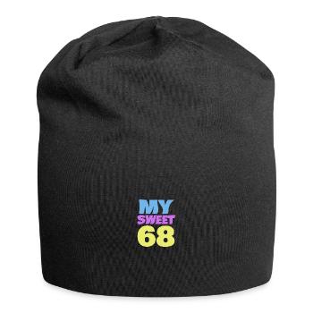 Age 68 - Jersey Beanie - black - Front
