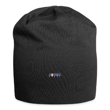 France and Kosovo Kosovo flag Flags - Jersey Beanie - black - Front