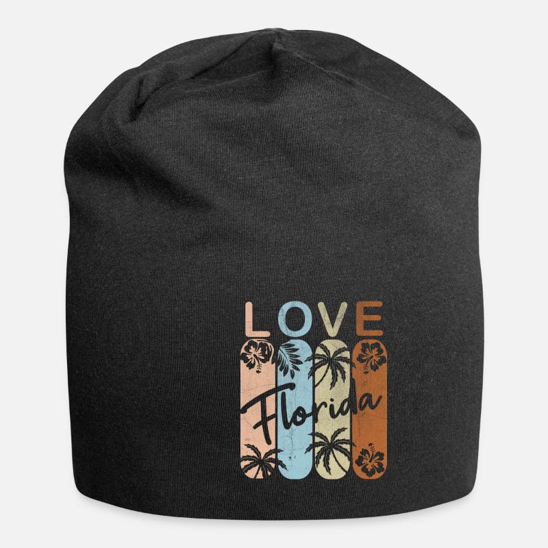 Florida - Jersey-Beanie - Schwarz