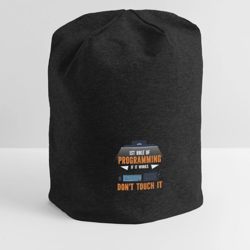 Programmer Programming Code Computer Jersey Beanie