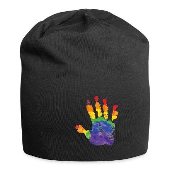L’amour pour tous ! Le monde est coloré ! Cadeau LGBT - Bonnet en jersey - noir - Devant