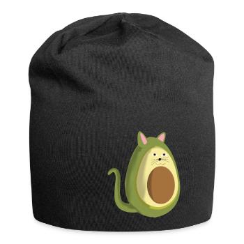Avocat chat - Bonnet en jersey - noir - Devant