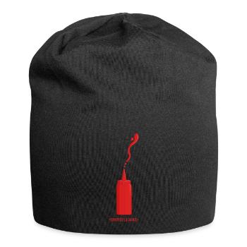envoyer la sauce ketchup V2 - Bonnet en jersey - noir - Devant