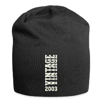 20th Birthday Man Vintage 2003 Vintage - Jersey Beanie - black - Front
