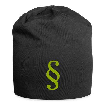 Law Lawyer Paragraph Lawyer Court Law - Jersey Beanie - black - Front
