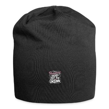 Pensioniert Unsinn Zeit Rentner Ruhestand - Jersey-Beanie - Schwarz - Vorne