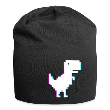 Information Dinosaure Technologie IT Techniciens - Bonnet en jersey - noir - Devant