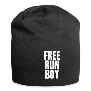 Free Running | Sport | Extremsport | Freerunner - Jersey-Beanie - Schwarz - Vorne