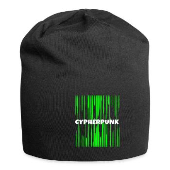 Cypherpunk | Cyber Punk | IT Nerd Geek Programmi - Jersey-Beanie - Schwarz - Vorne
