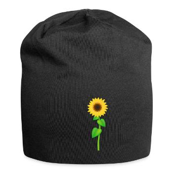 Tournesol tournesol graines de tournesol - Bonnet en jersey - noir - Devant