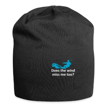 Kitesurfen - Jersey-Beanie - Schwarz - Vorne