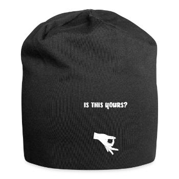 Ist das deins? Kreis-Spiel Gotcha Okay Ok Hand - Jersey-Beanie - Schwarz - Vorne
