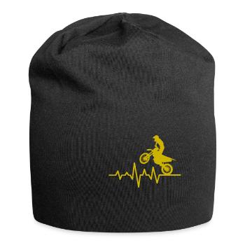 Heartbeat motorrad - Jersey-Beanie - Schwarz - Vorne