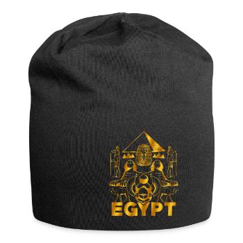 Ägypten - Jersey-Beanie - Schwarz - Vorne