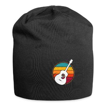 Guitar retro - Jersey Beanie - black - Front