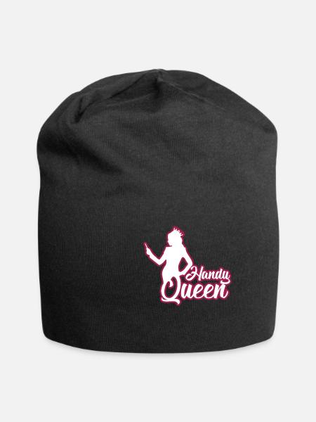 HANDY QUEEN - Jersey-Beanie - Schwarz