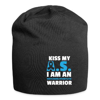 KISS MON CUL SPONDYLITE ANKYLOSANTE - Bonnet en jersey - noir - Devant
