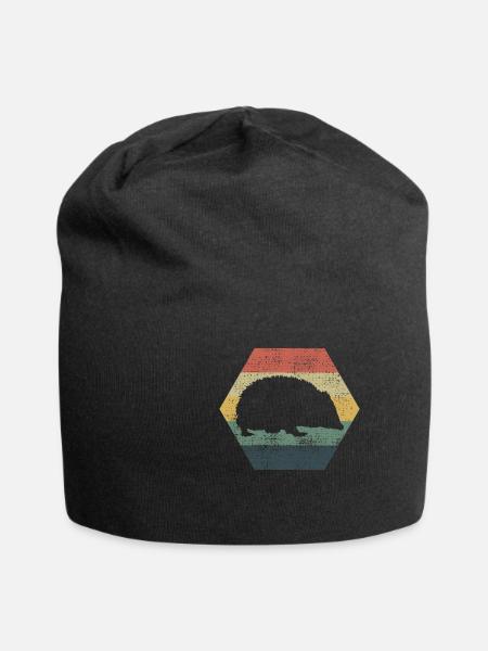 Igel Igel Igel - Jersey-Beanie - Schwarz