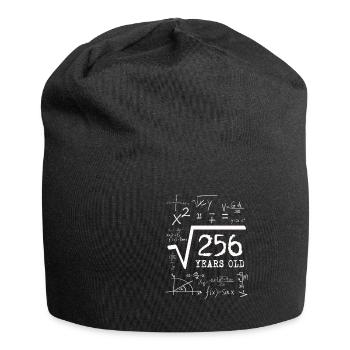 Anniversaire Math - Racine à partir de 256 ans - Bonnet en jersey - noir - Devant