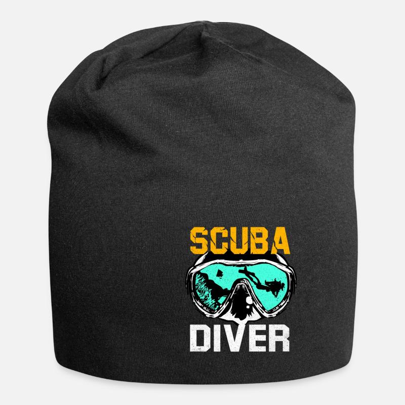 Tauchen - Jersey-Beanie - Schwarz