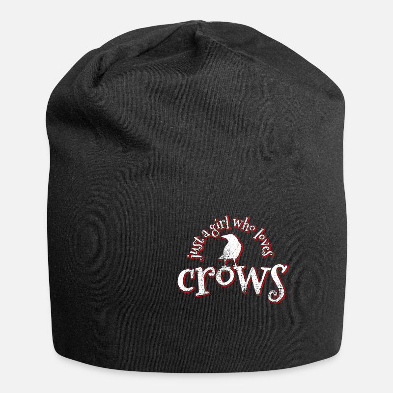 Krähe Krähe Krähe - Jersey-Beanie - Schwarz