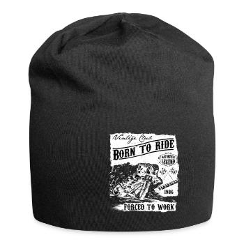 Motorcycle Motorcycle Biker Motorcyclist Gift - Jersey Beanie - black - Front