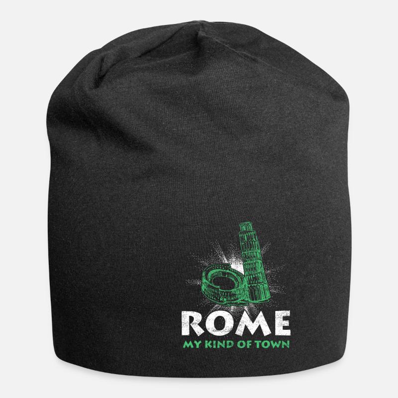 Rome - Bonnet en jersey - noir