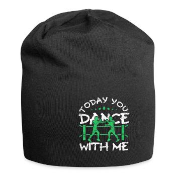 Boxing Boxer Martial Arts Boxing Glove Gift Idea - Jersey Beanie - black - Front