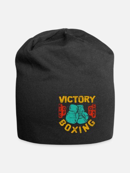 boxe - Bonnet en jersey - noir