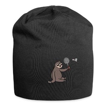 Badminton Badminton Sport Cadeau paresseux drôle - Bonnet en jersey - noir - Devant