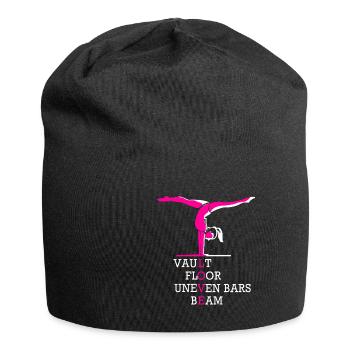 Gymnastique Main Stand Gymnastique Gymnastique Cadeau - Bonnet en jersey - noir - Devant
