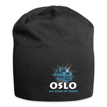 Oslo - Jersey Beanie - black - Front