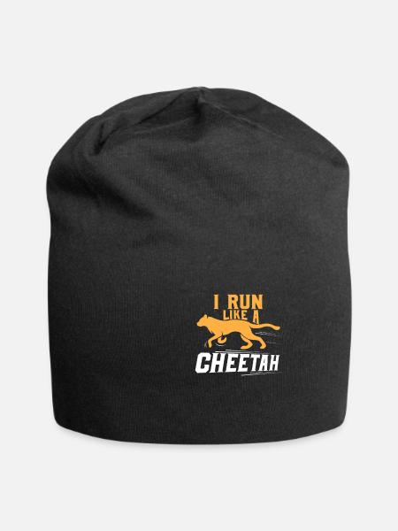 guépard - Bonnet en jersey - noir
