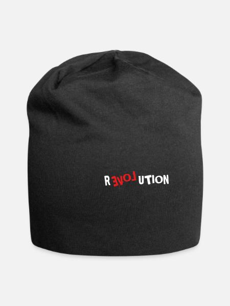 La révolution de l’amour ! - Bonnet en jersey - noir